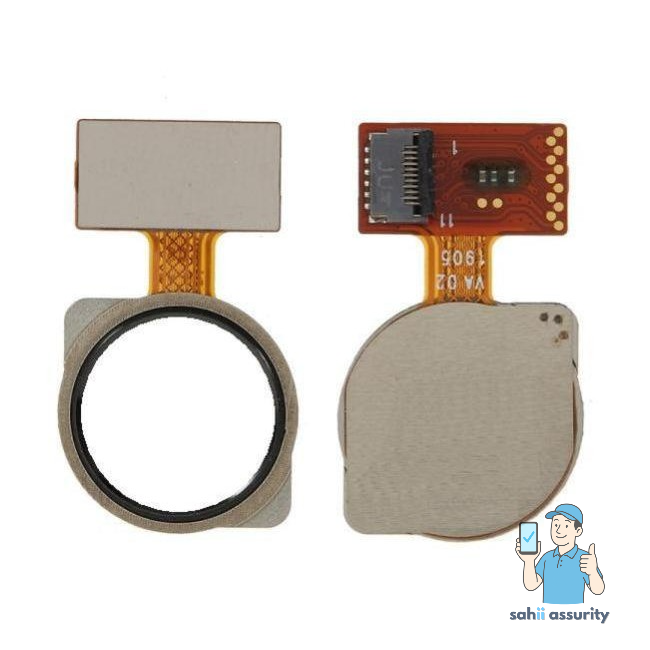 Fingerprint Sensor with Flex Cable for Xiaomi Redmi Note 7 White